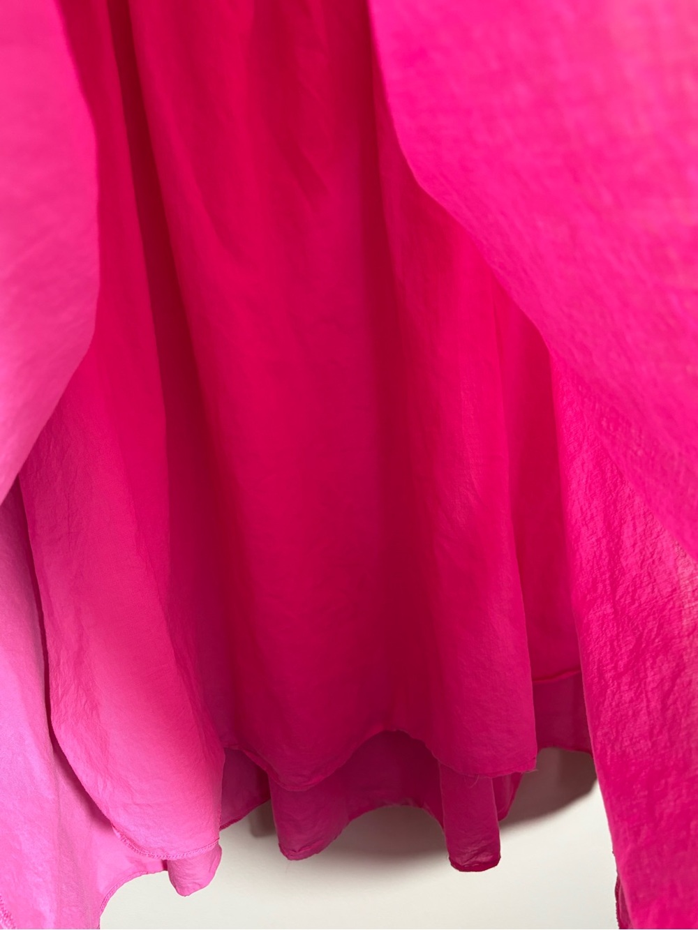 Farmers Market Pink Cotton Midi Skirt Full Gathered Cottagecore Lined L - Picture 5 of 9